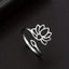 Bague Ajustable Lotus Divin