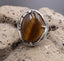 Bague "Confiance" en Oeil de Tigre
