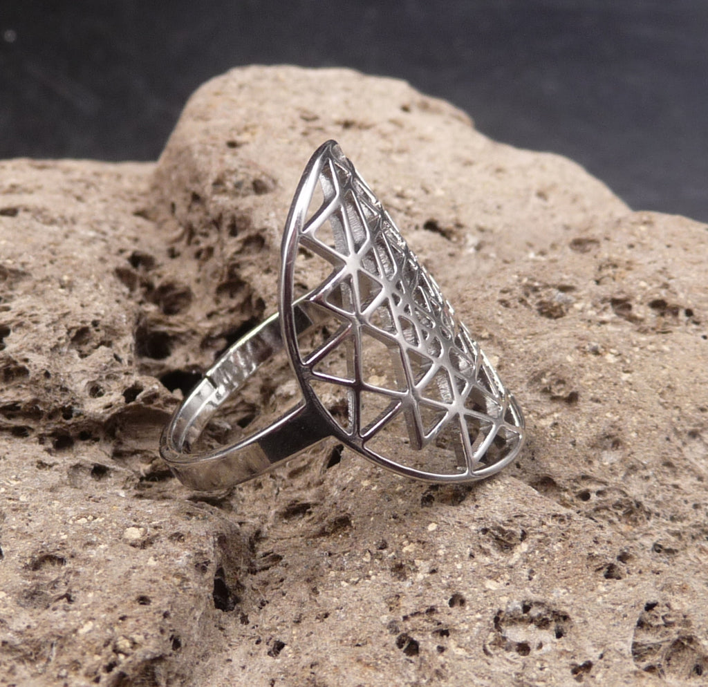 Bague Sri Yantra en Argent 925