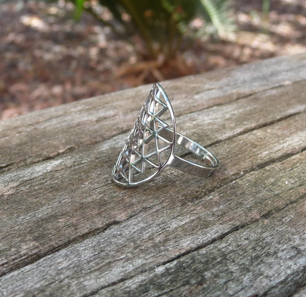 Bague Sri Yantra en Argent 925