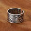 Bague Bouddhiste Tibétaine Sutra en argent 925