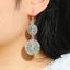 Boucles d'oreilles multicolores 