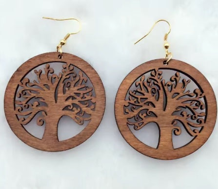 Boucle Oreille Arbre de Vie | Mon Arbre et Moi Boucle Oreille Arbre de Vie | Mon Arbre et Moi