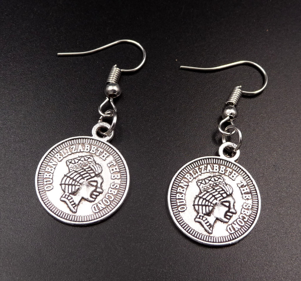 Boucles d'oreilles reine Elisabeth II