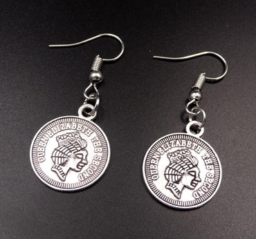 Boucles d'oreilles reine Elisabeth II