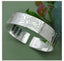 Bracelet Tibétain réglable Sutra du Lotus en Argent Ecritures de prières Mantras