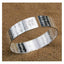 Bracelet Tibétain réglable Sutra du Lotus en Argent Ecritures de prières Mantras