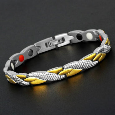 Bracelet magnétique en forme d'écailles de dragon
