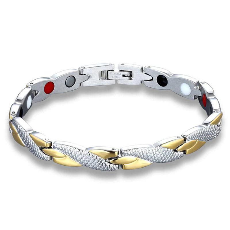 Bracelet magnétique en forme d'écailles de dragon