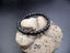 Bracelet Lithothérapie en Howlite noire 6 mm- Ancrage, relaxation