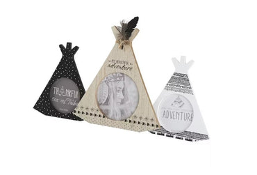 Cadre photo en forme de Tipi en bois