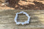 Bracelet perles chips en Aigue Marine naturelle