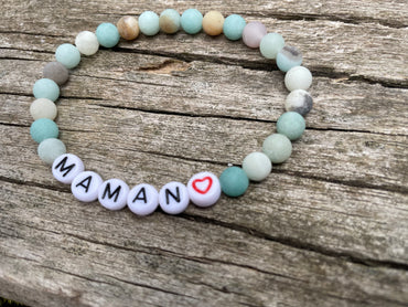 Bracelet spécial Fête des Mères en Amazonite naturelle
