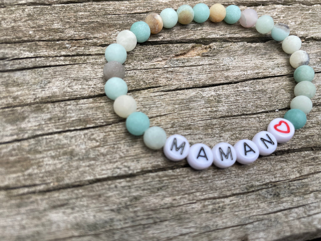 Bracelet spécial Fête des Mères en Amazonite naturelle