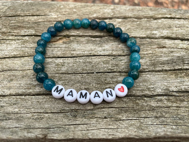 Bracelet spécial Fête des Mères en Apatite naturelle