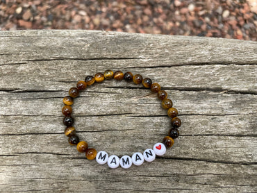 Bracelet spécial Fête des Mères en Oeil de Tigre naturel
