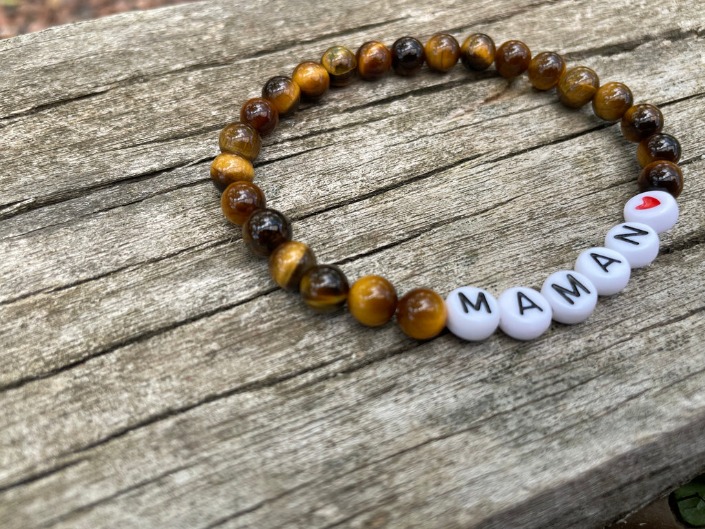 Bracelet spécial Fête des Mères en Oeil de Tigre naturel