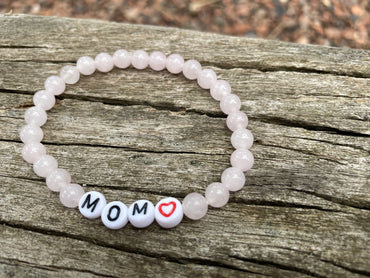 Bracelet spécial Fête des Mères en Quartz rose naturel