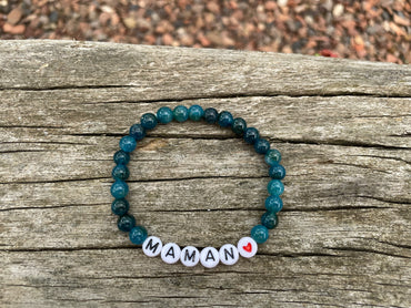 Bracelet spécial Fête des Mères en Apatite naturelle