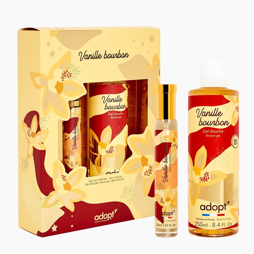 Coffret Vanille Bourbon Adopt eau de parfum 30 ml + gel douche 250 ml