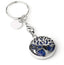 Porte-clefs / bijou de sac en Lapis Lazuli - Arbre de vie