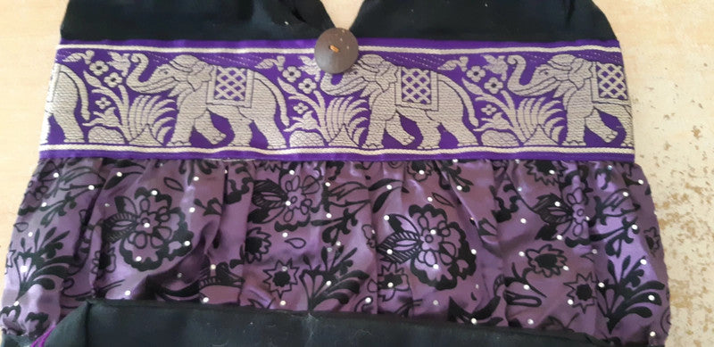 Sac à bandoulière Eléphant Sukothaï - Artisanat de Thaïlande