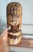 Sculpture tête en bois massif artisanat de Madagascar
