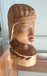 Sculpture tête en bois massif artisanat de Madagascar