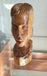 Sculpture femme en bois massif artisanat de Madagascar