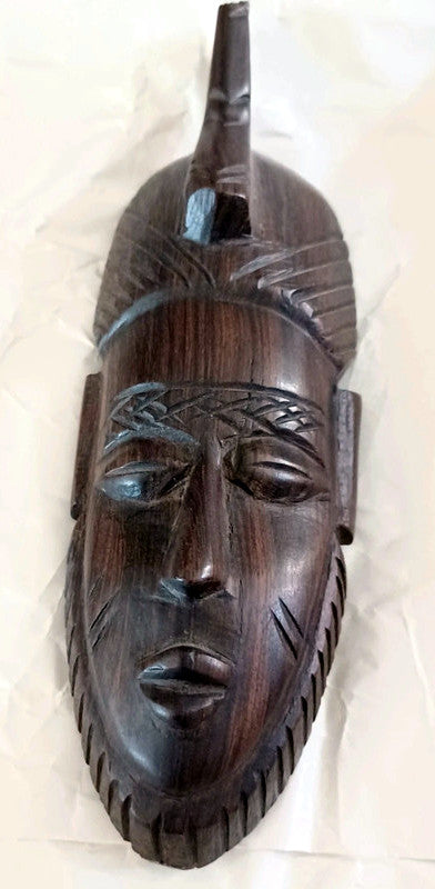Masque semainier africain en bois d'ébène - Art Africain
