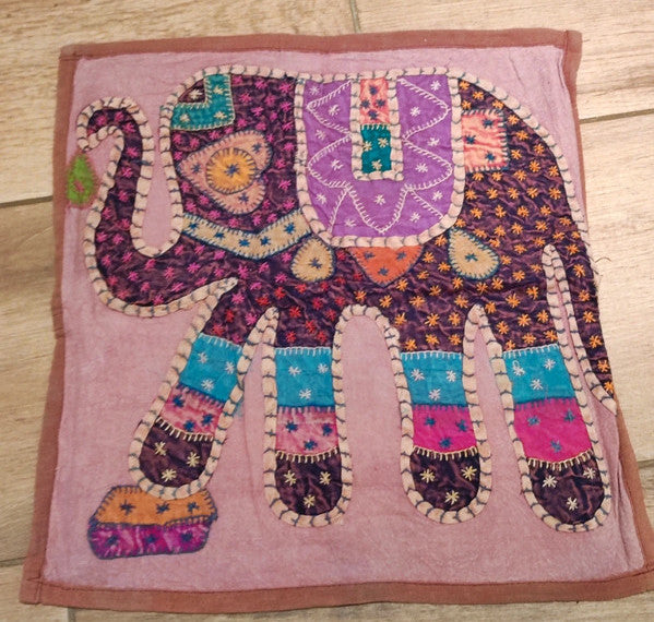 Housse de coussin Patchwork Eléphant Jaisalmer Inde