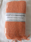 Echarpe orange en 100 % coton tissée à la main artisanat de Thaïlande