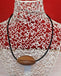 Collier ethnique avec pendentif graine artisanat Laos