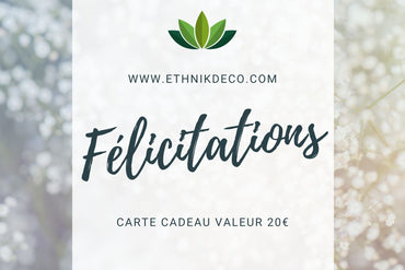 E-Carte cadeau de félicitations