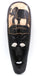 Masque ethnique africain motif éléphant en bois 32 cm