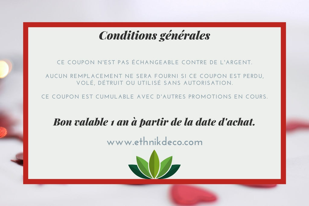 E-Carte cadeau Saint Valentin