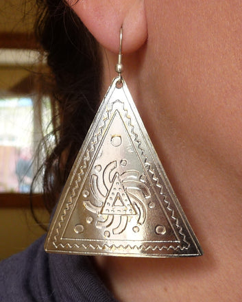  BOUCLES D'OREILLE ORIENTALES ARTISANAT INDE