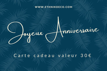 E-Carte cadeau Anniversaire