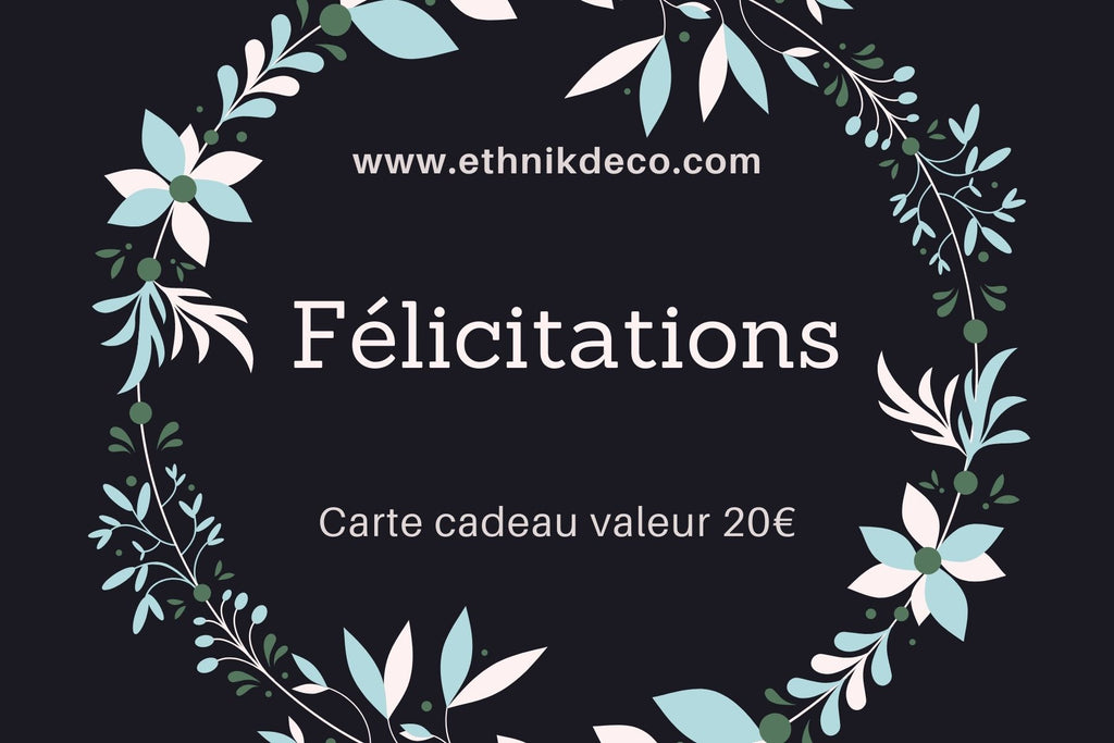 E-Carte cadeau de félicitations