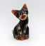 Chat en bois peint  9 cm Ubud