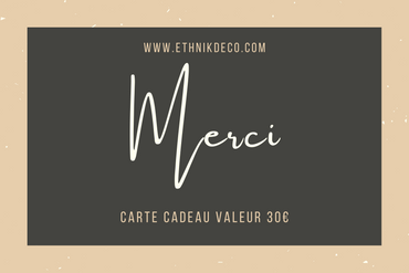 E-Carte cadeau remerciements