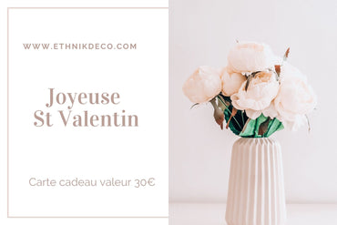 E-Carte cadeau Saint Valentin