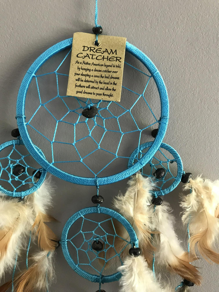 CAPTEUR de REVE ATTRAPE REVE DREAMCATCHER TURQUOISE