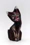 Chat en bois peint 10 cm Nusa Penida