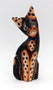 Chat bengal panthère léopard en bois peint 12 cm Sambirenteng