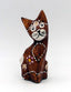 Chat en bois peint 9,5 cm Tembok