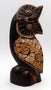 Chouette en bois et coquille d'oeuf 18 cm Bunsungbiu