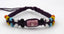  BRACELET EN COTON CIRÉ ET PERLES