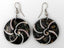  BOUCLES D'OREILLE EN NACRE (ABALONE) ET COQUILLAGE