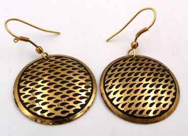 Boucles d'oreilles orientales artisanat Inde